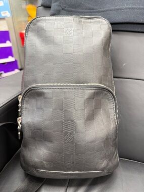 Louis Vuitton Black Damier Graphite Sling Pack